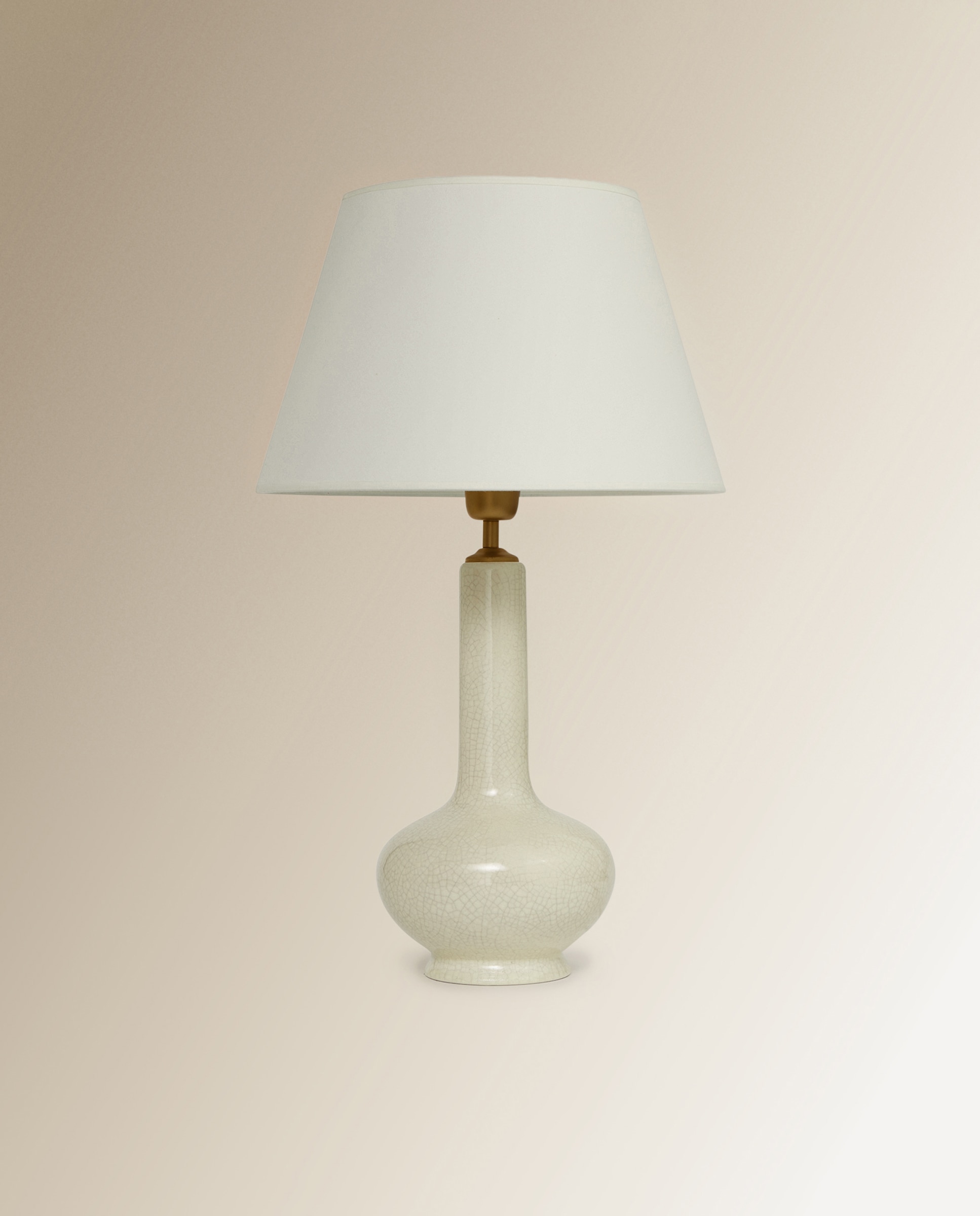Base para Candeeiro de Mesa Bell - Branco Cru-10