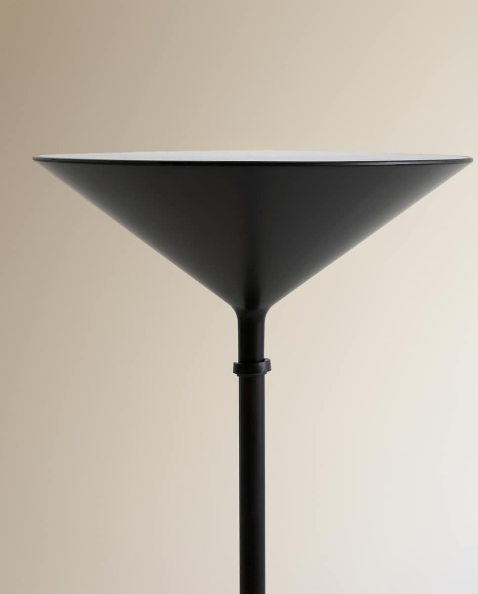 Candeeiro de Pé com LED Integrado Almanzor Preto-4