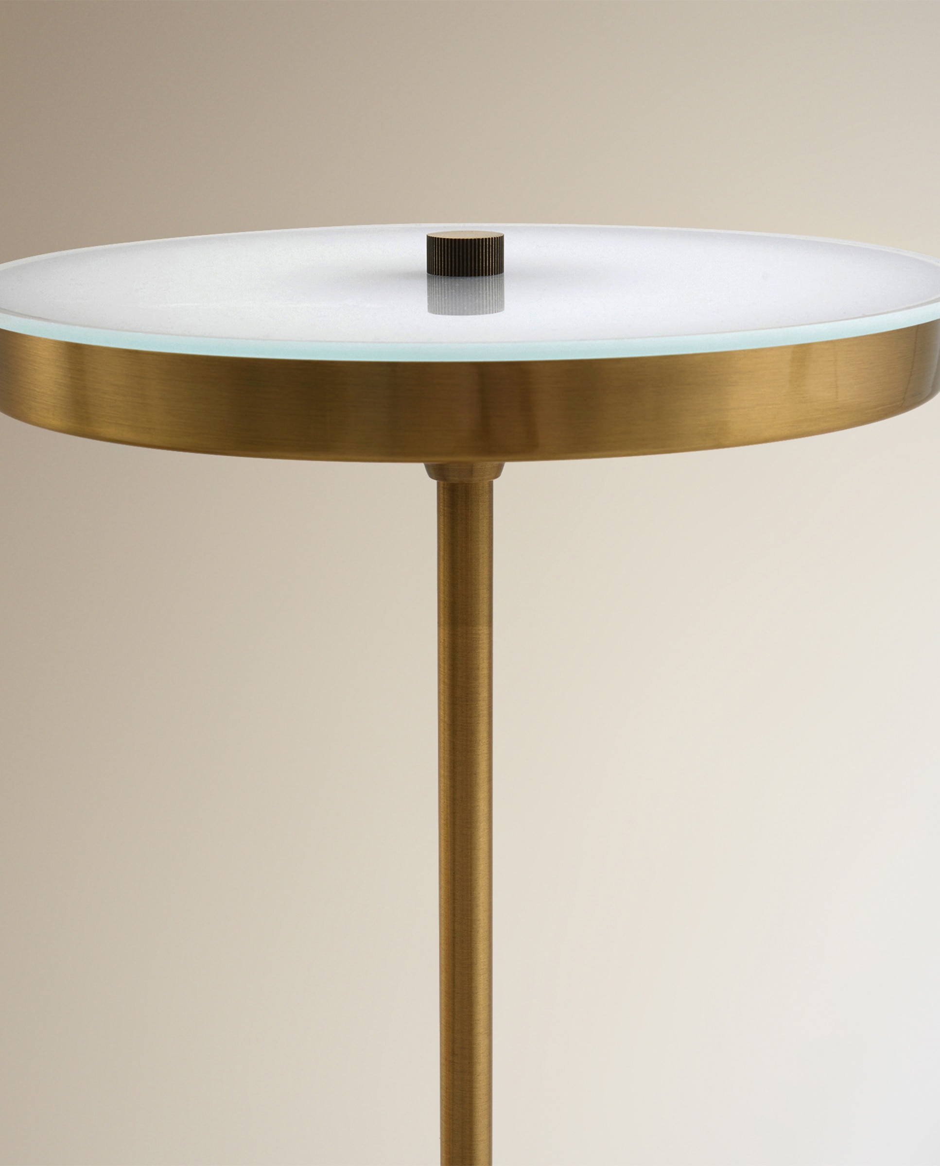 Candeeiro de Pé com LED Integrado Galena Ouro-6