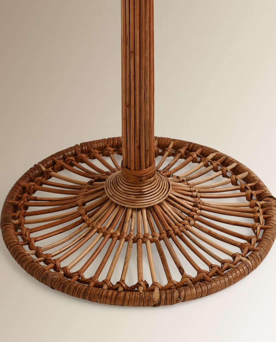 Candeeiro de pé de rotim Mango Natural-4