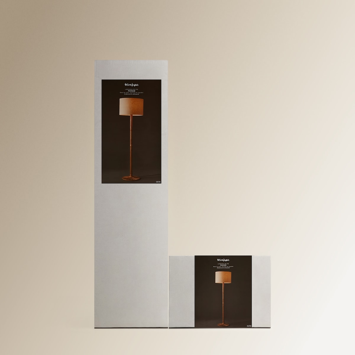 Candeeiro de pé de rotim Mango Natural-6