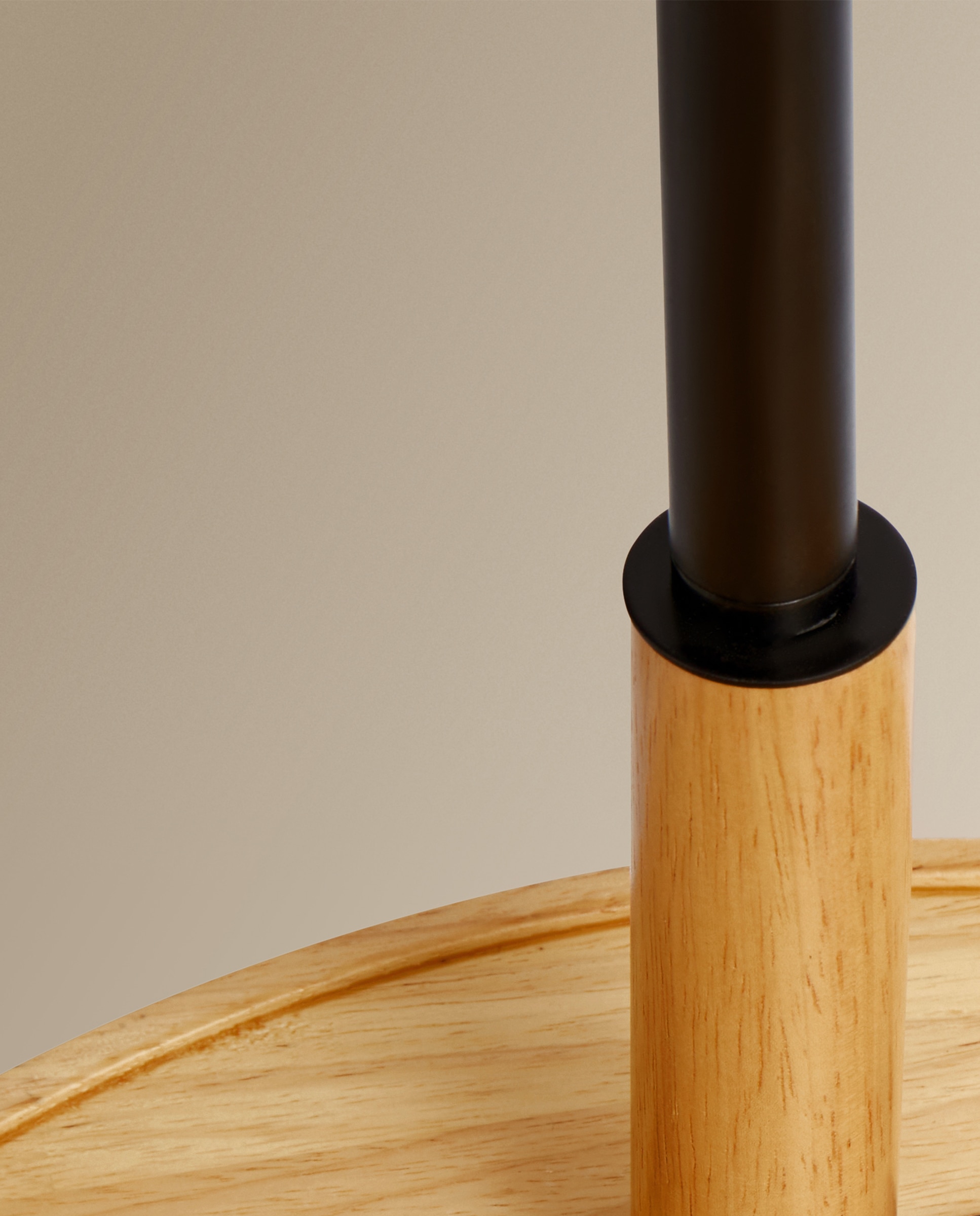 Candeeiro de Pé com Mesa Incorporada Pisano Natural-5