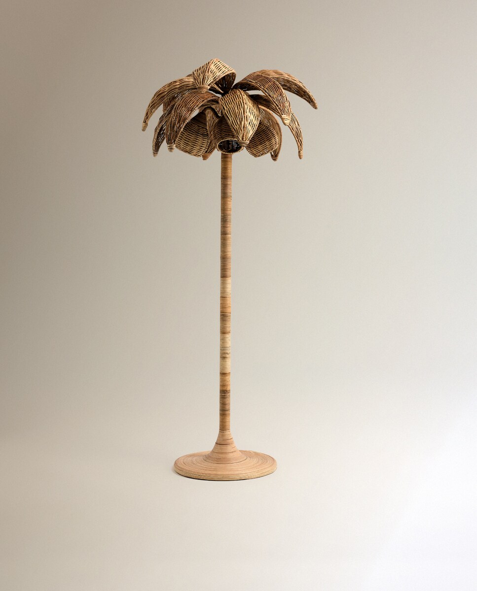 Candeeiro de Pé Palmeira Natural-2