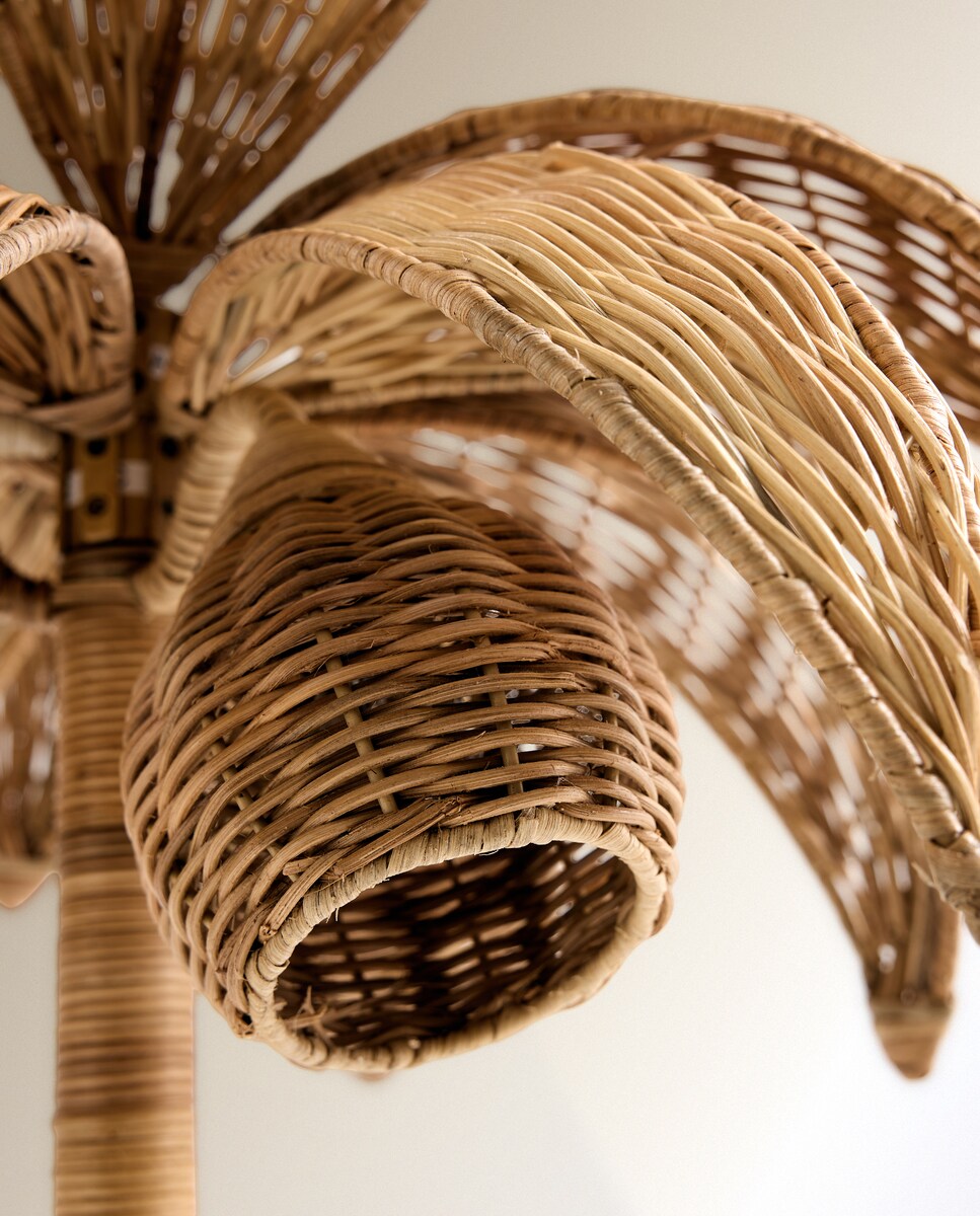 Candeeiro de Pé Palmeira Natural-4