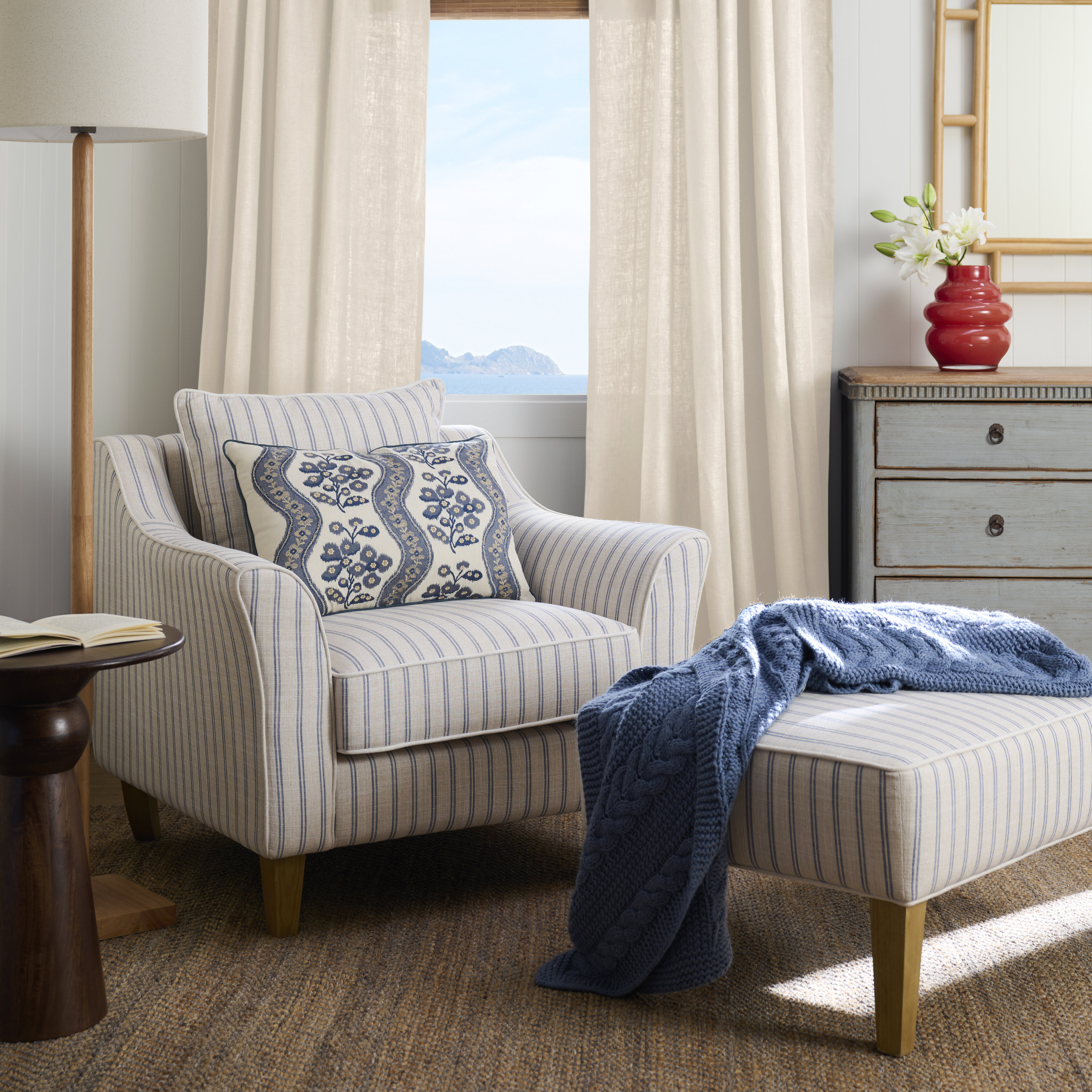 Candeeiro de Pé de Madeira Noruega Madeira-7