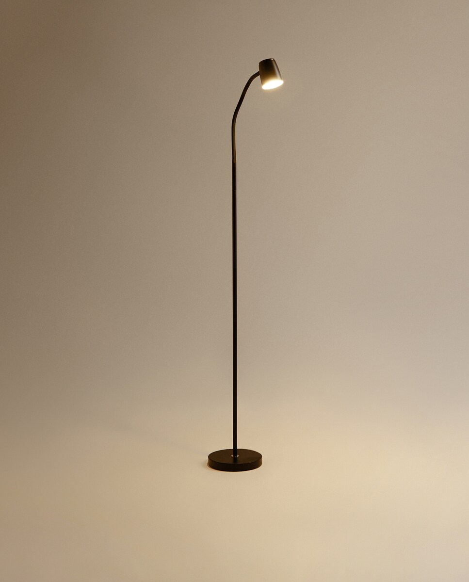 Candeeiro de Pé com LED Integrado Pixel Preto-2