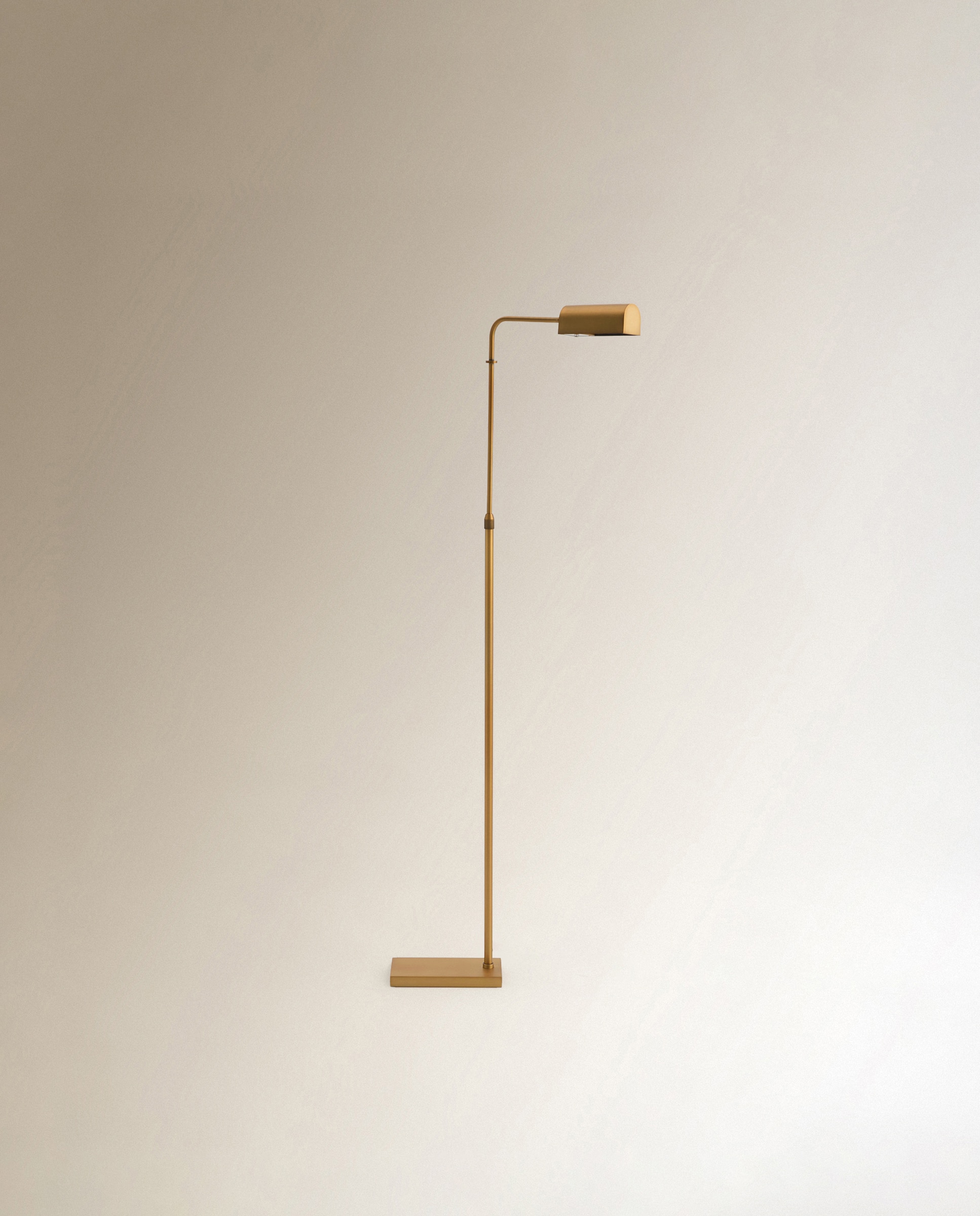 Candeeiro de Pé com LED Integrado Verne Ouro-2