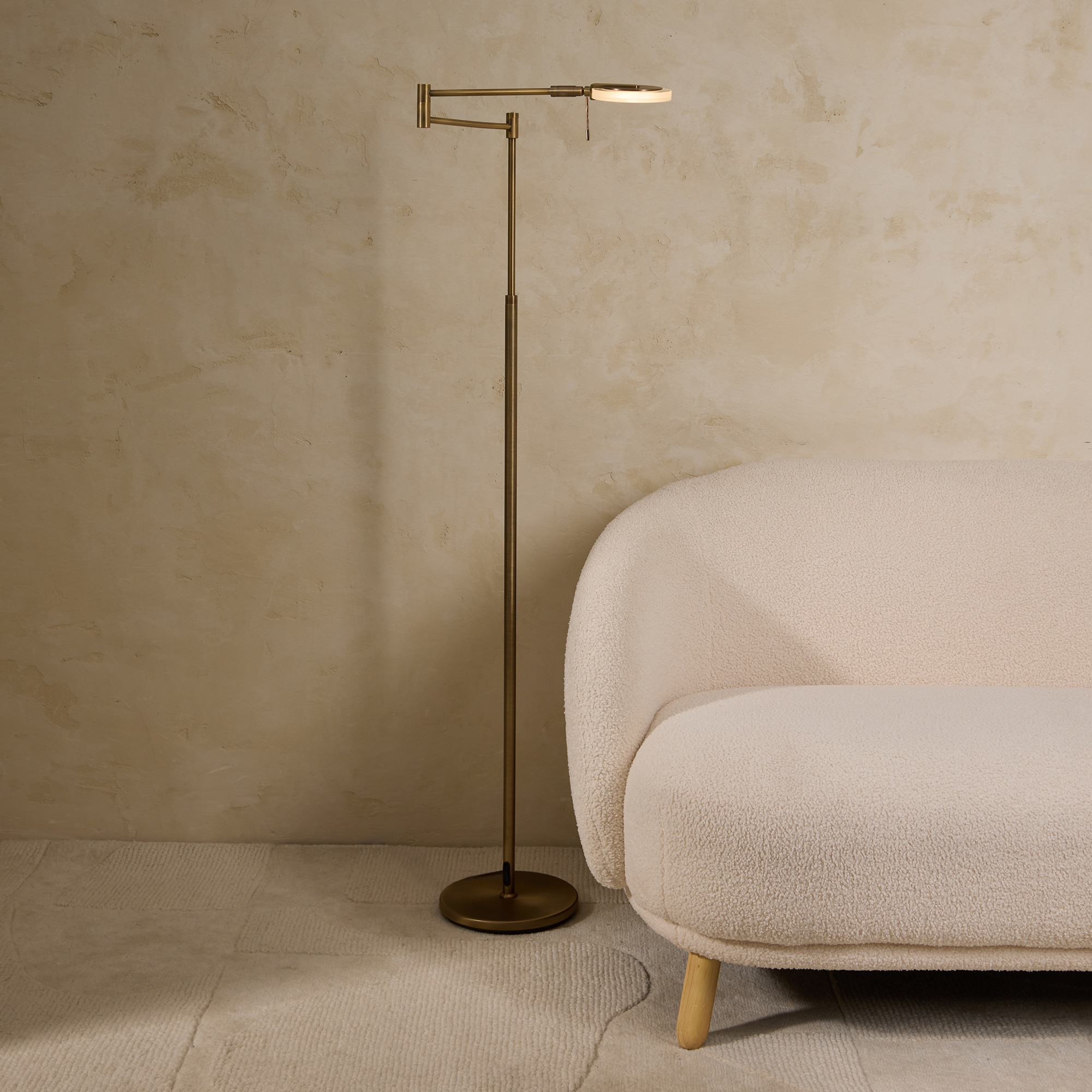 Imagem 0 de Candeeiro de Pé com LED Integrado Zola