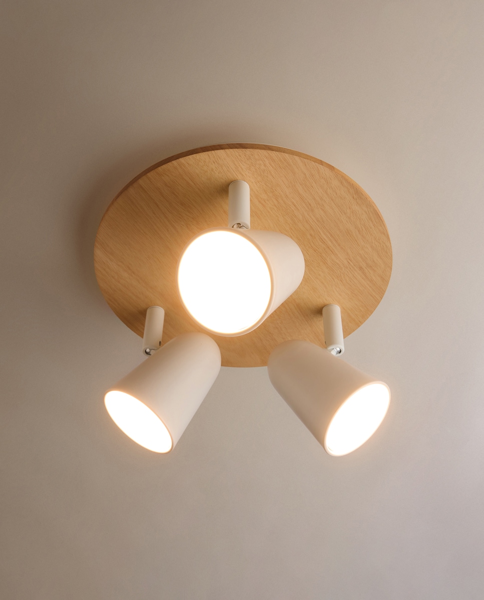 Foco com 3 Luzes LED Integradas Alex Branco-2