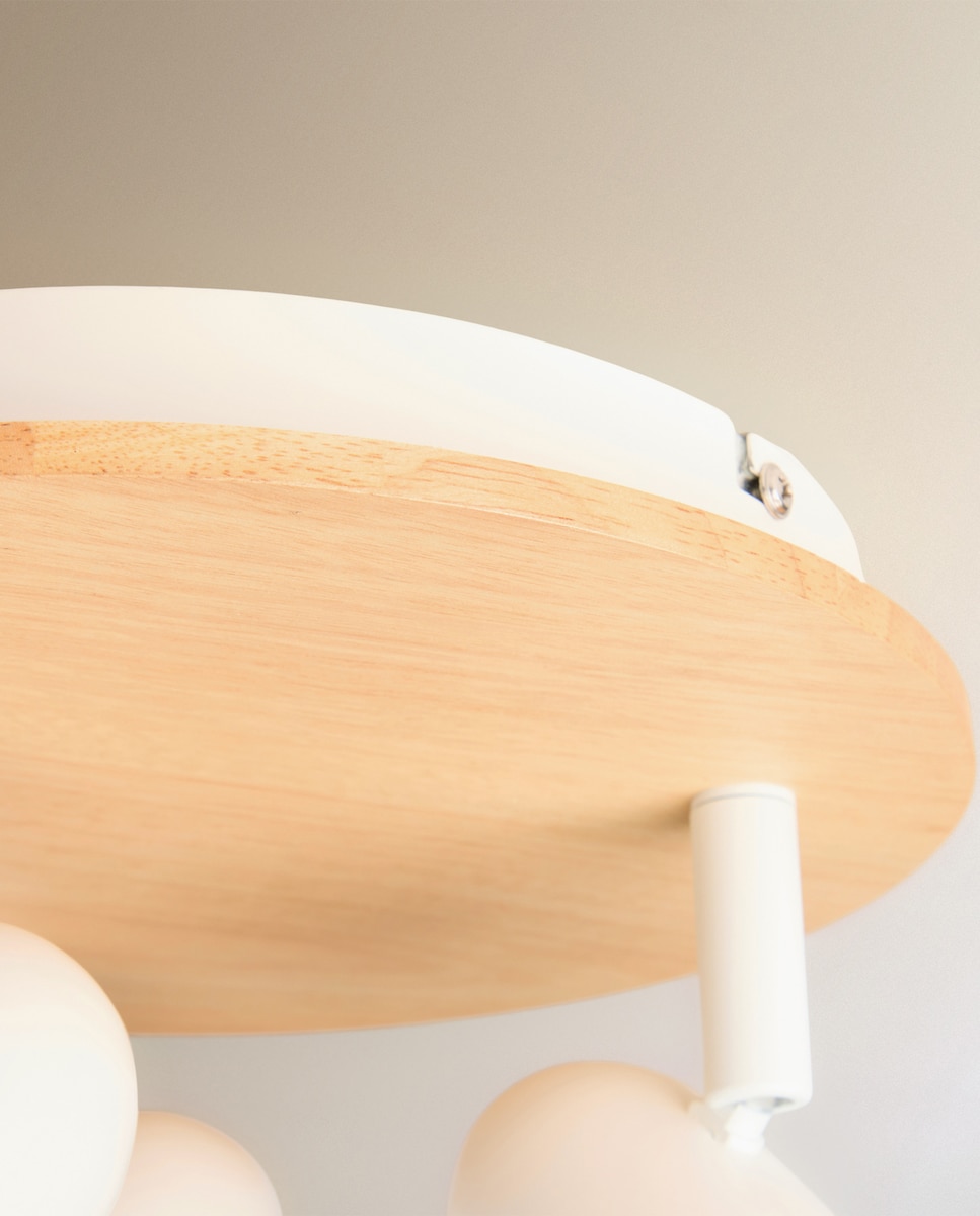 Foco com 3 Luzes LED Integradas Alex Branco-3