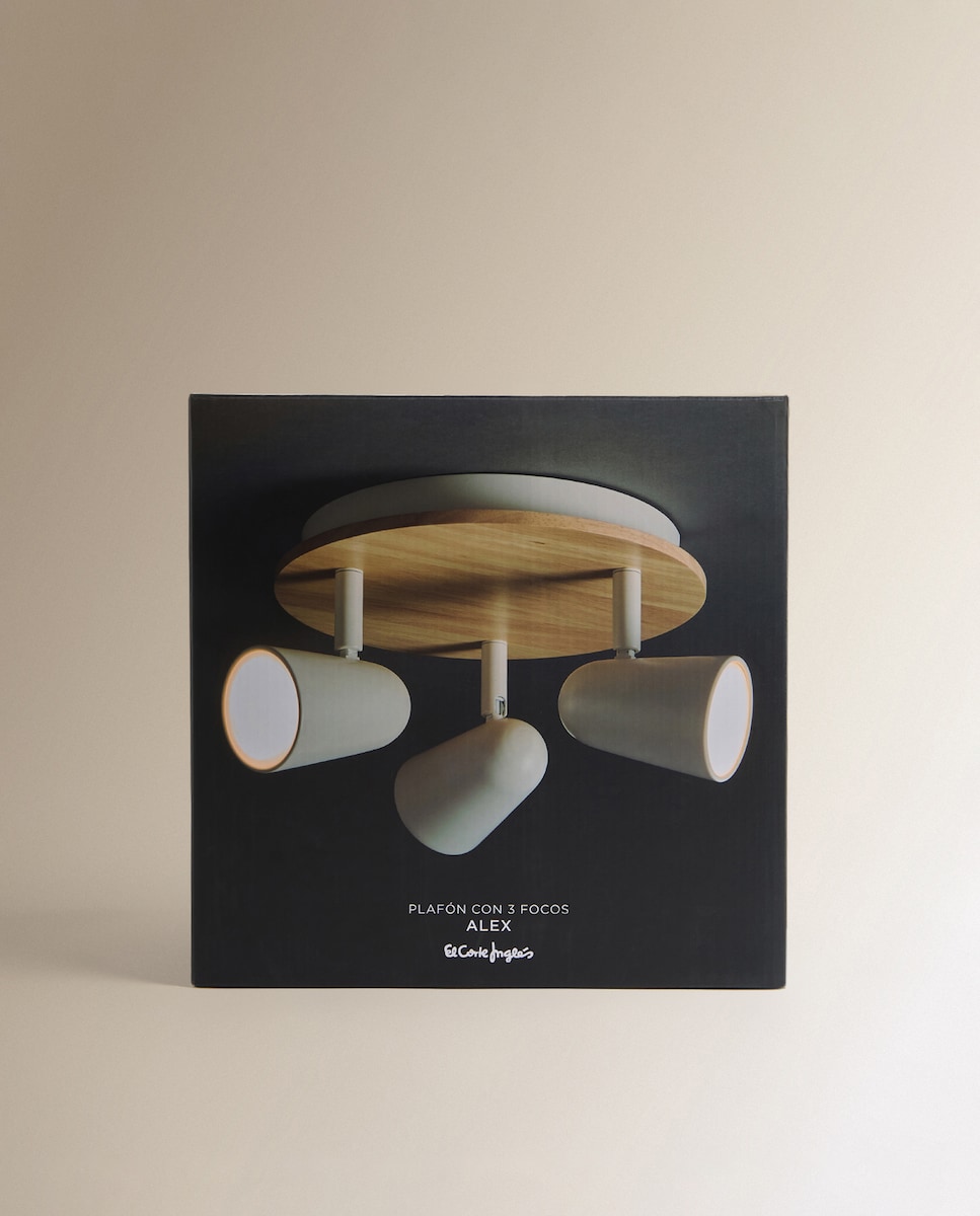 Foco com 3 Luzes LED Integradas Alex Branco-4