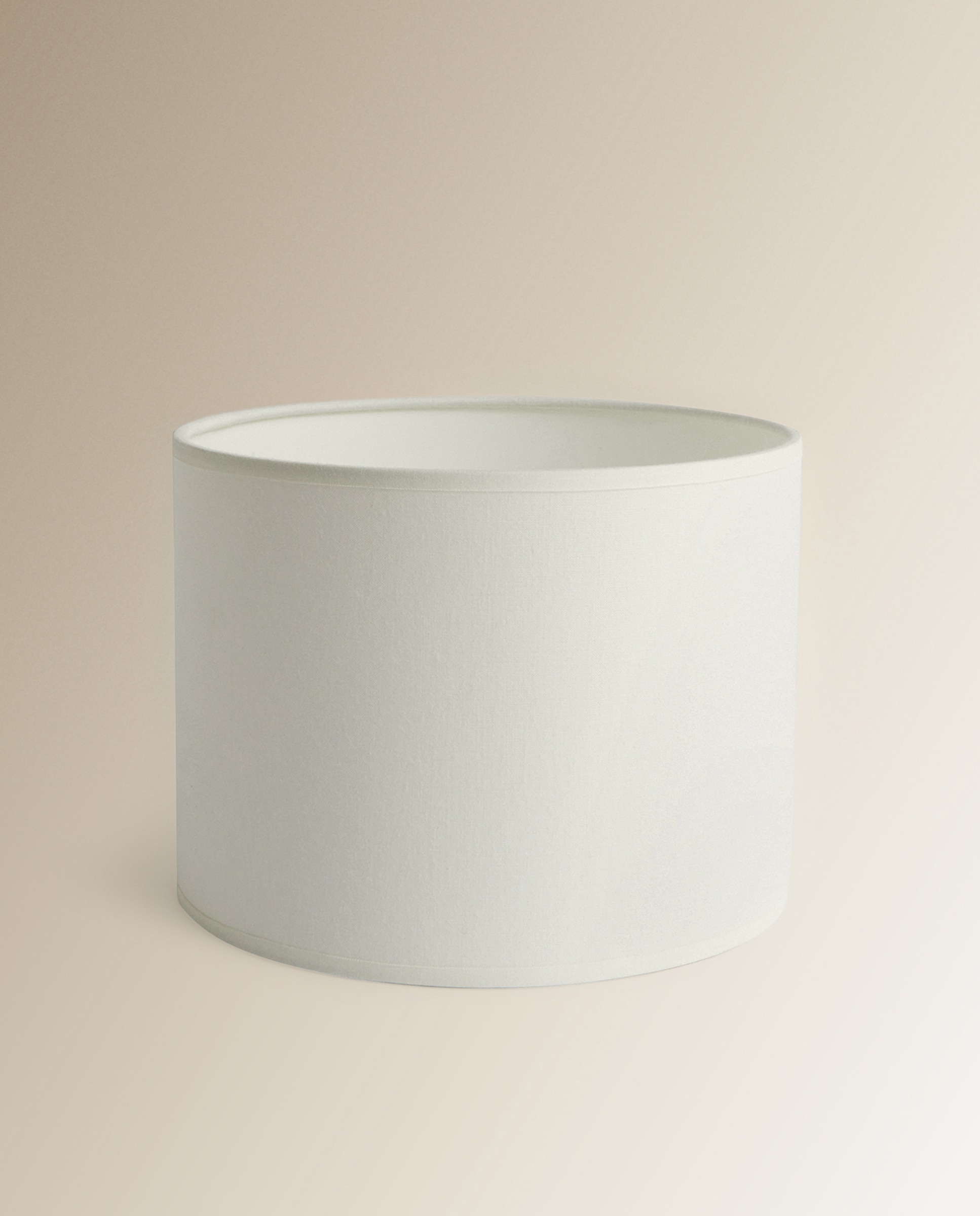 Abajur cilíndrico Niza Branco-marfim-1