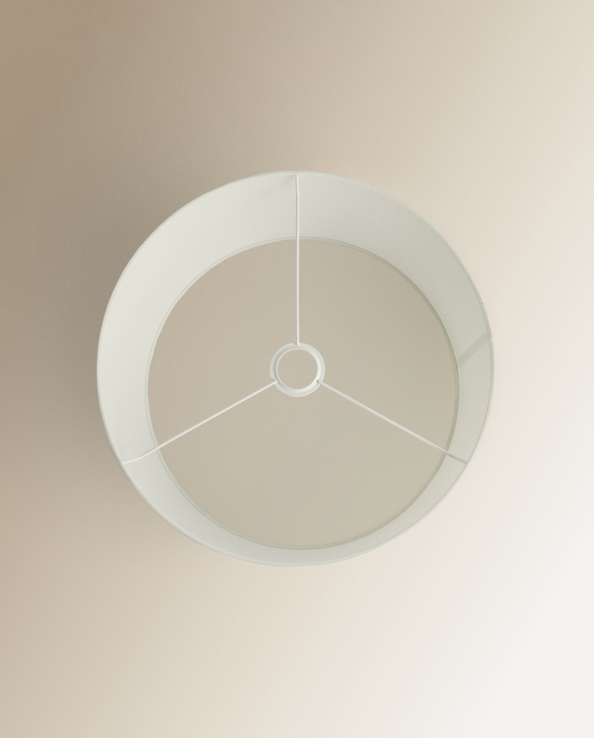 Abajur cilíndrico Niza Branco-marfim-3