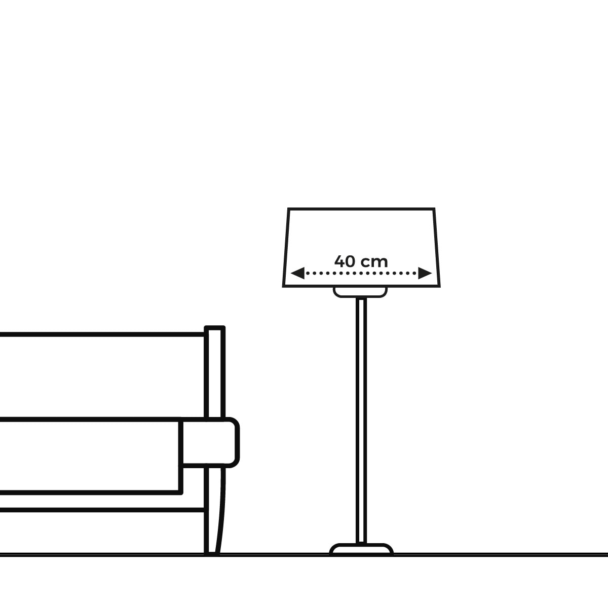 Abajur cilíndrico Niza Branco-marfim-4