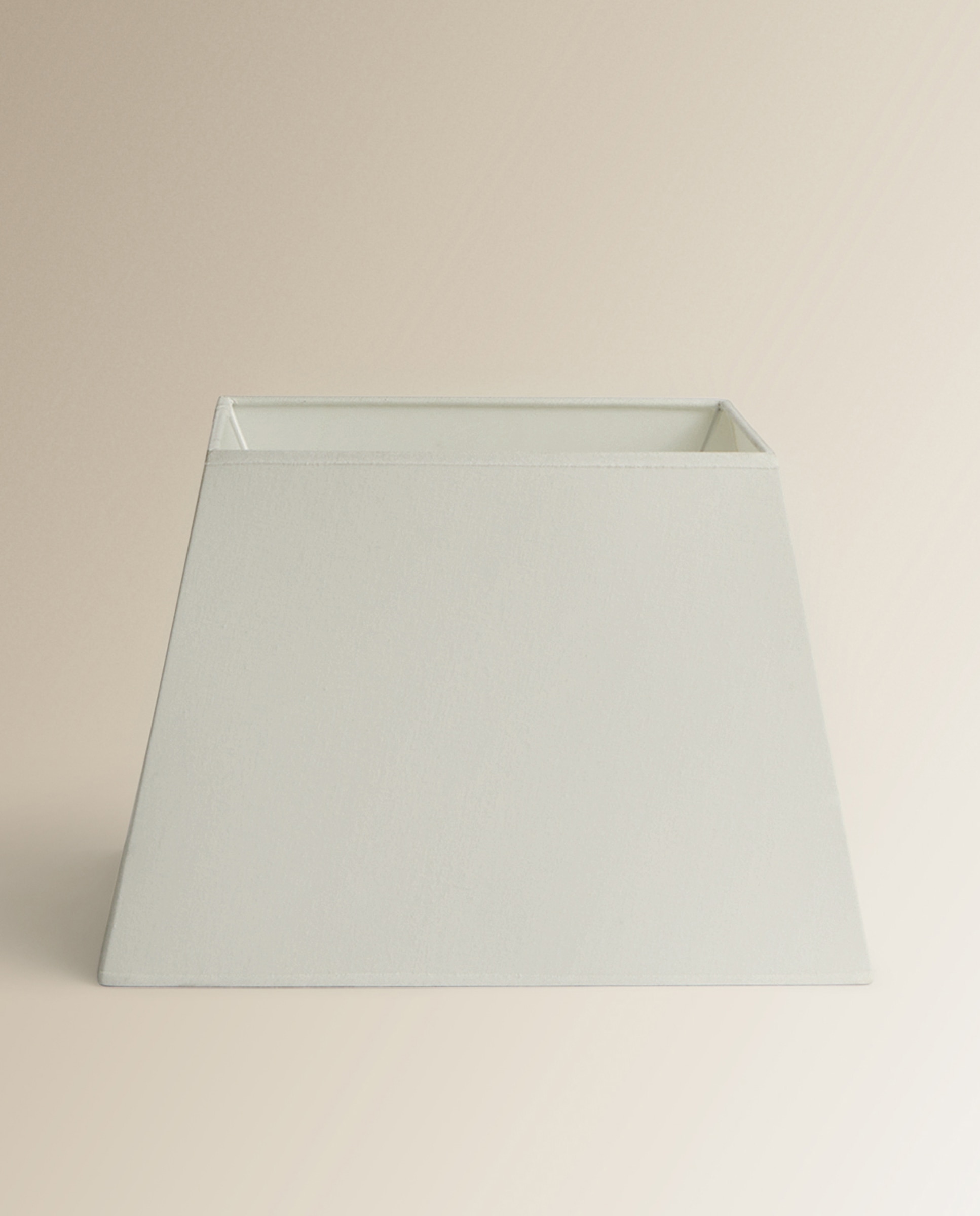 Abajur trapézio Niza Branco-marfim-1