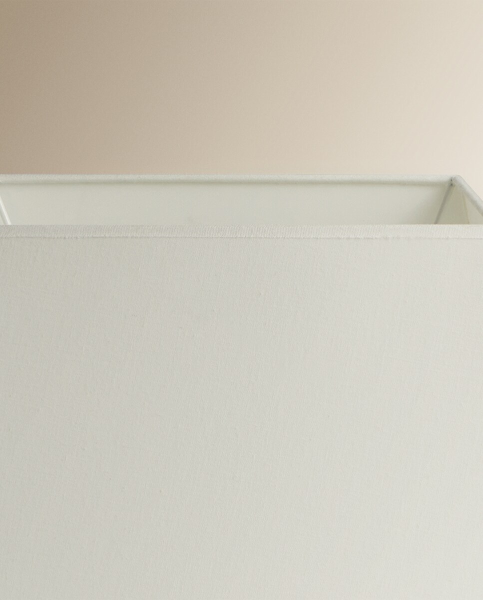 Abajur trapézio Niza Branco-marfim-2