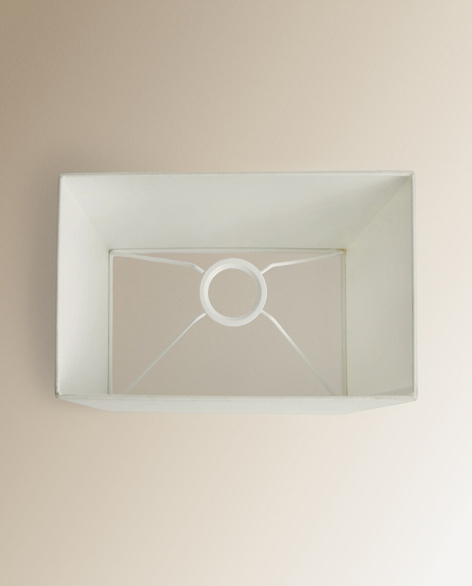 Abajur trapézio Niza Branco-marfim-3