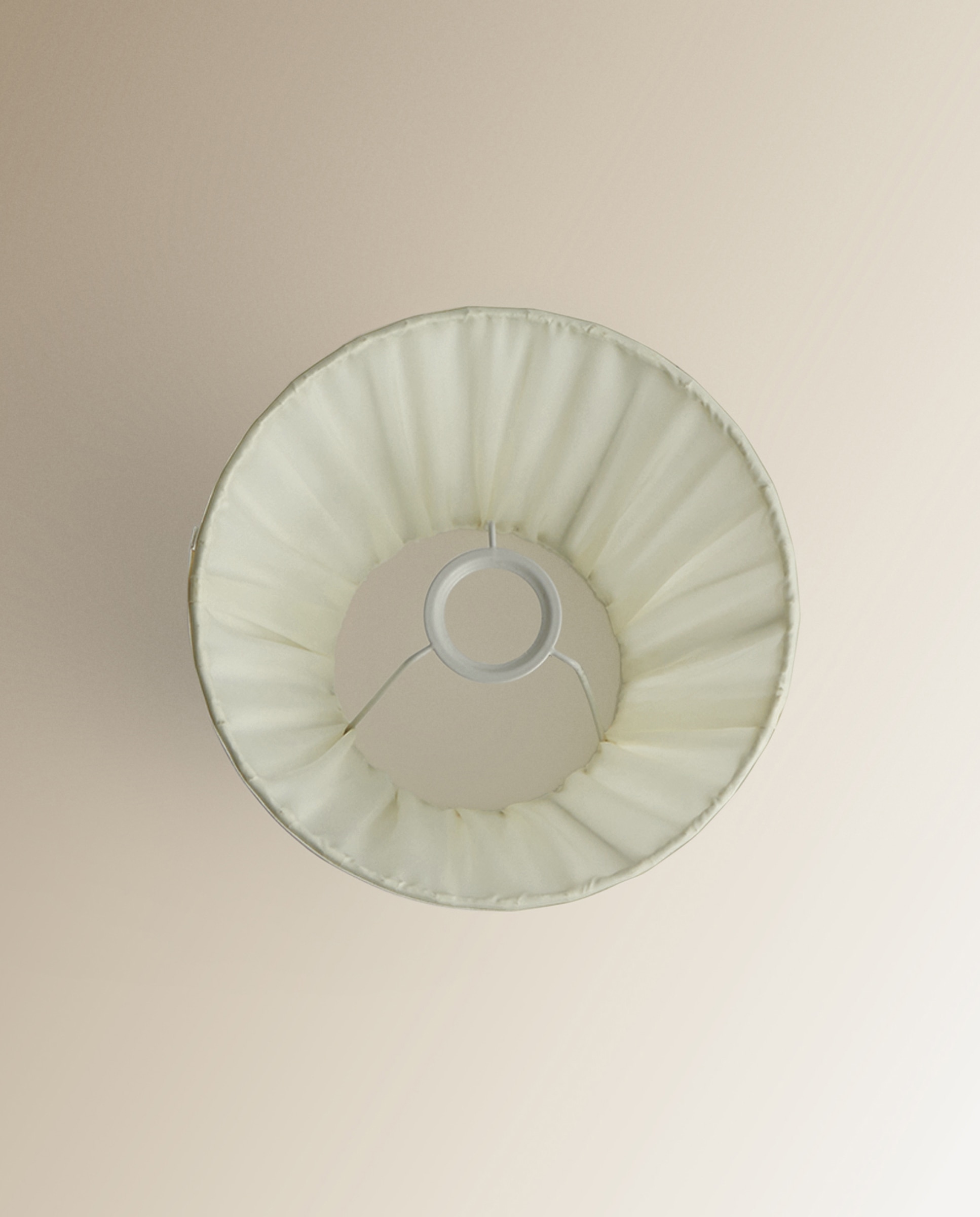 Abajur tronco plissado Toulousse Branco-marfim-3