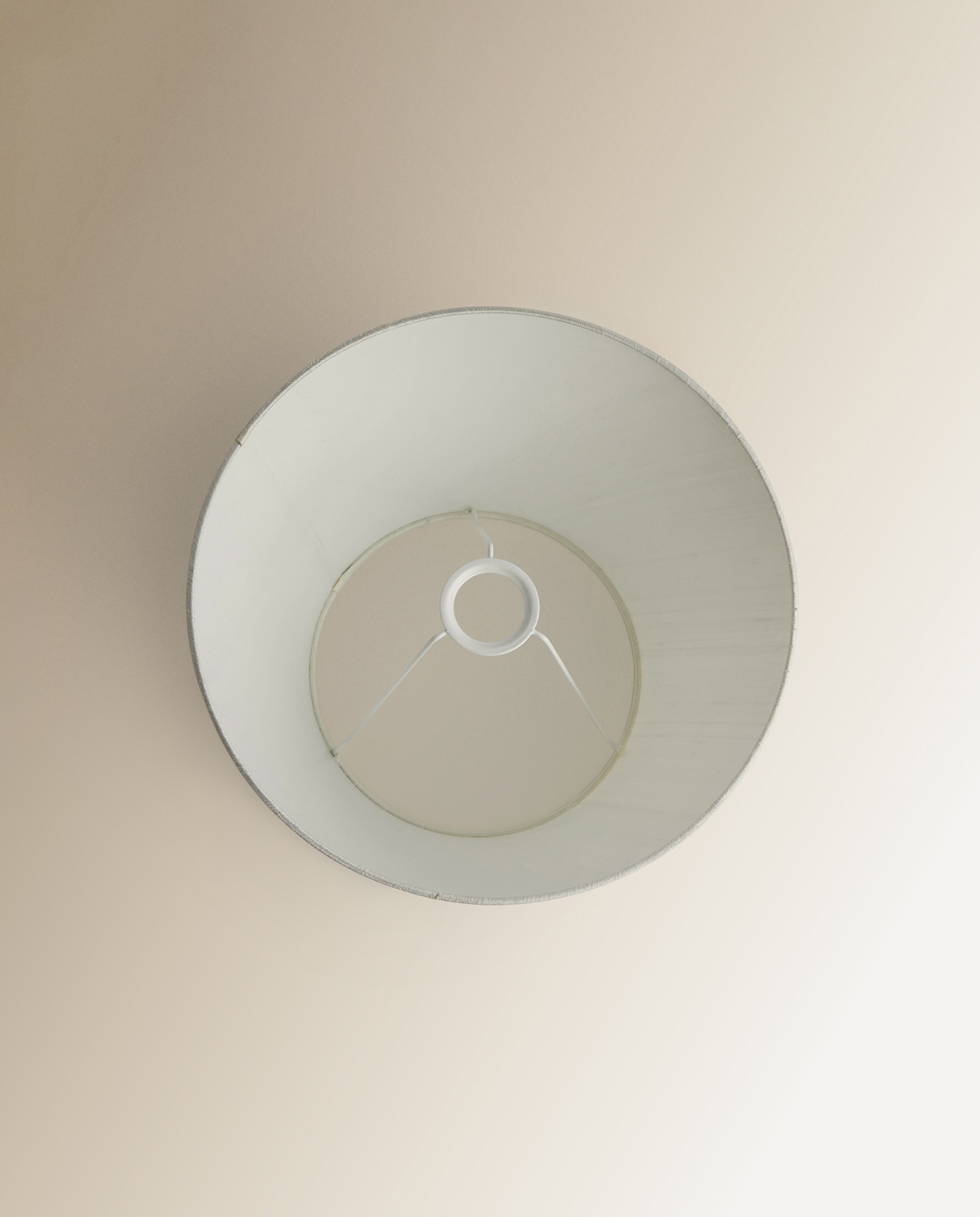 Abajur tronco de seda Veneza Branco-marfim-3