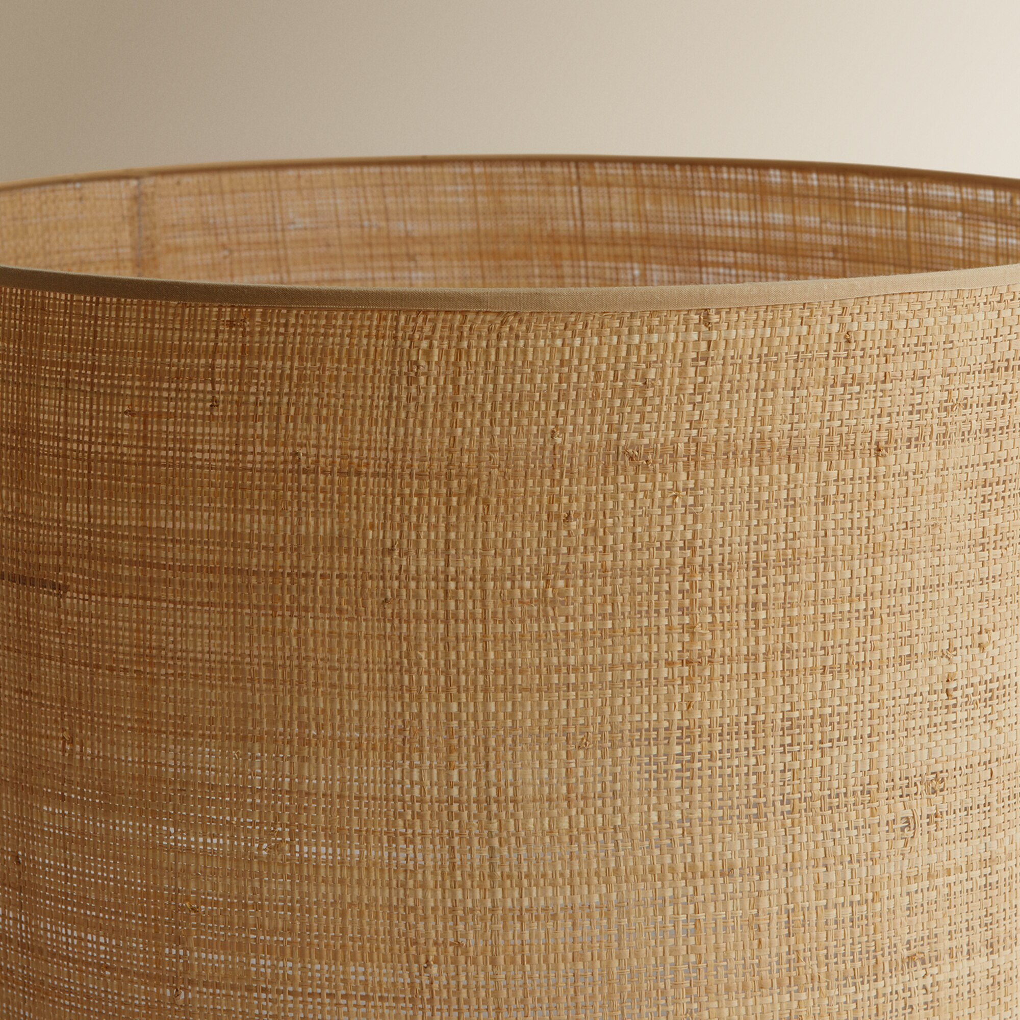 Abajur cilíndrico Nilo Natural-2