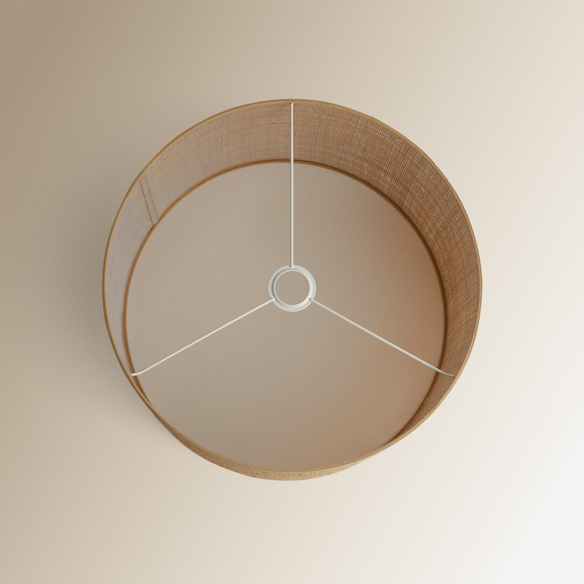 Abajur cilíndrico Nilo Natural-3