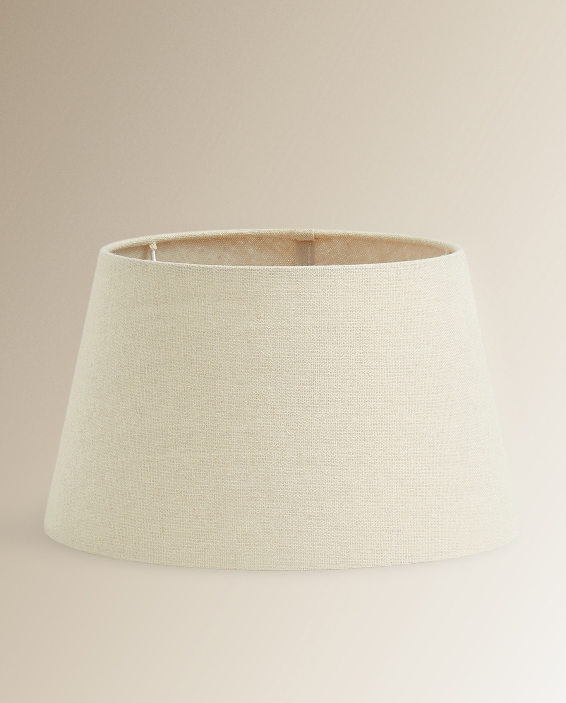 Imagem 0 de Abajur Tronco Americano de Linho 100% Nimes - Branco Cru