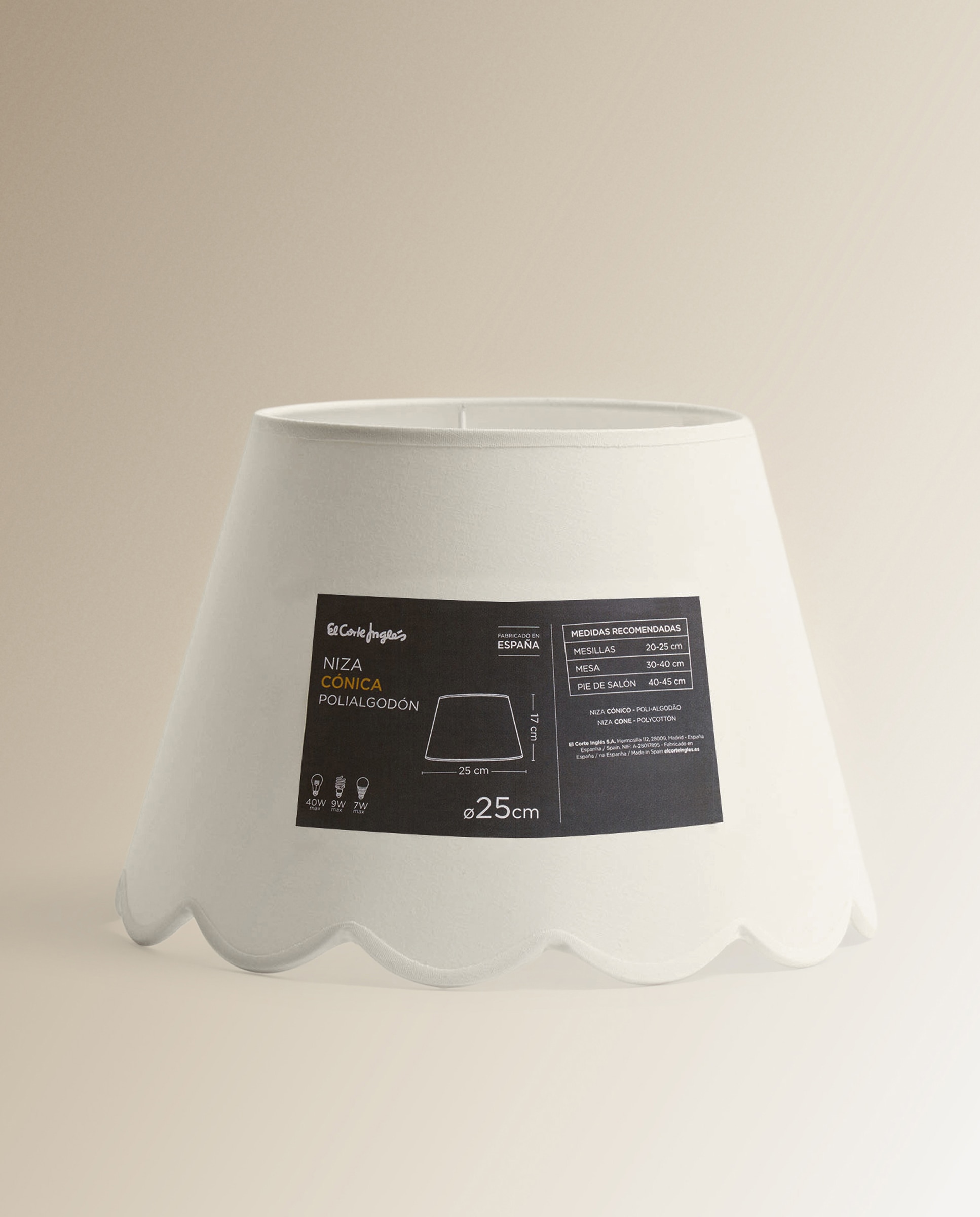 Abajur Tronco Flor Niza Branco-4