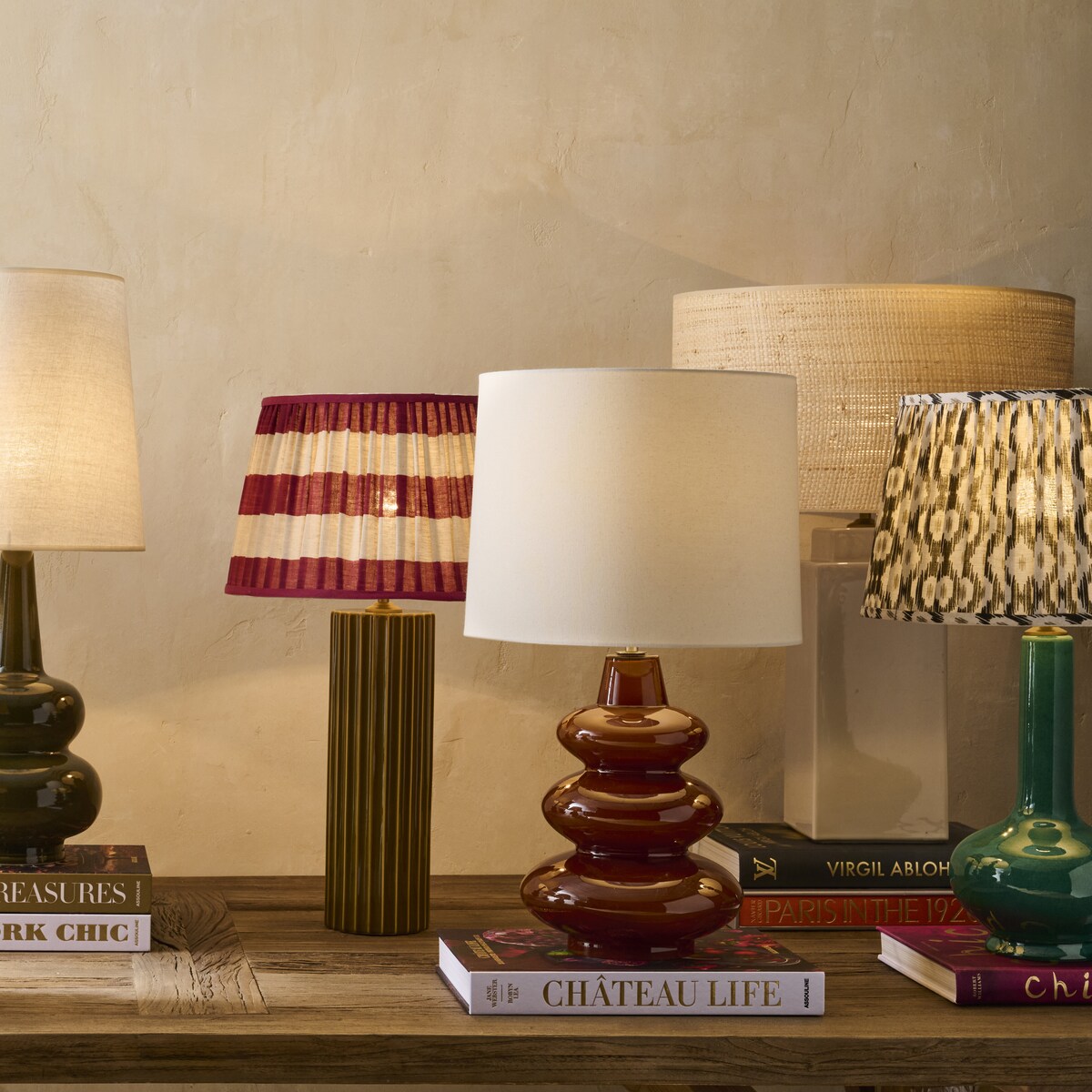 Abajur Tronco Net - Vermelho Vermelho-7