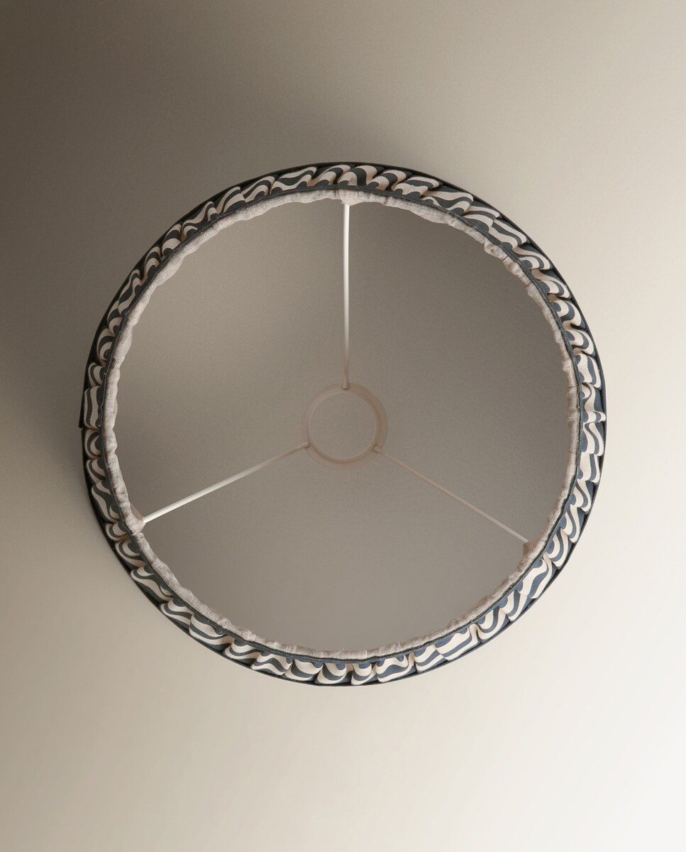 Abajur Tronco Net - Azul Azul-2