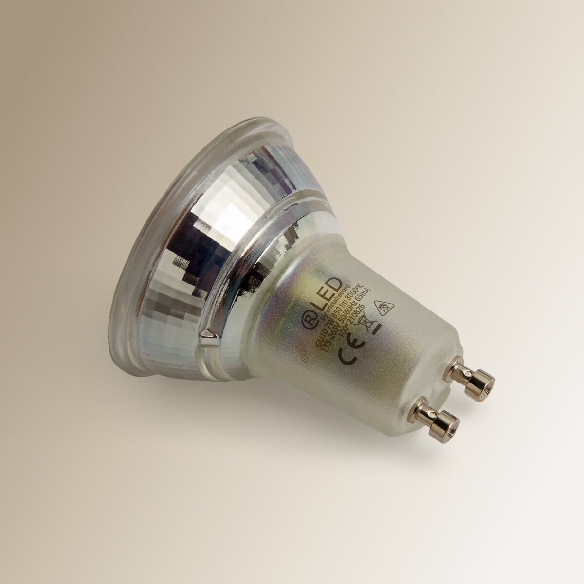 Lâmpada Led 7W GU10 -  Luz Quente Transparente-4