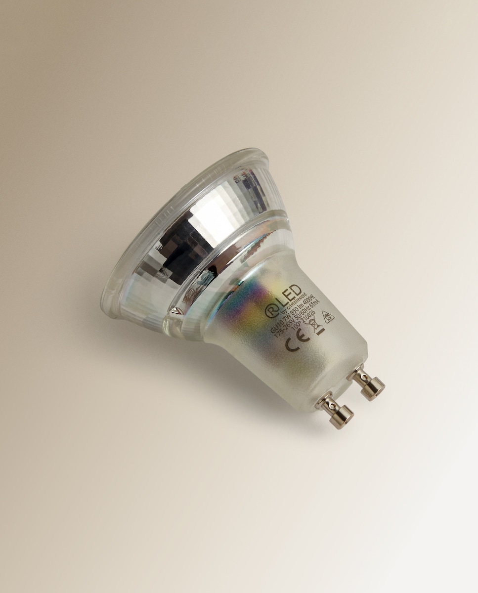 Lâmpada Led 7W GU10 - Luz Neutra Transparente-4