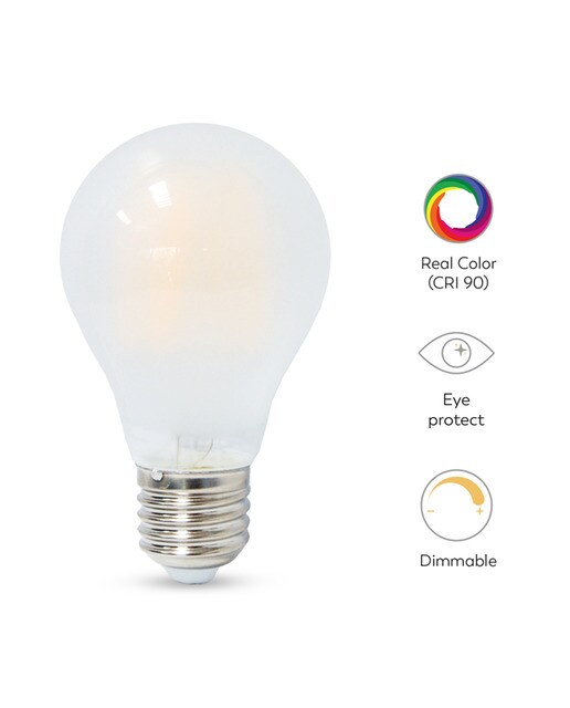 Lâmpada LED Dimable Filamentos Opal Standard E27 461116A - 8 W -1060 lm - 2700 K 2
