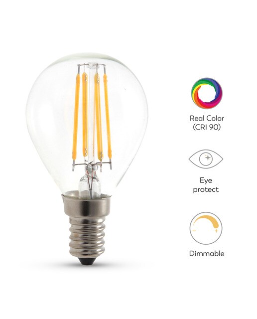 Lâmpada LED Dimable Esférica E14 461111A - 6 W - 810 lm - 2700 K 2