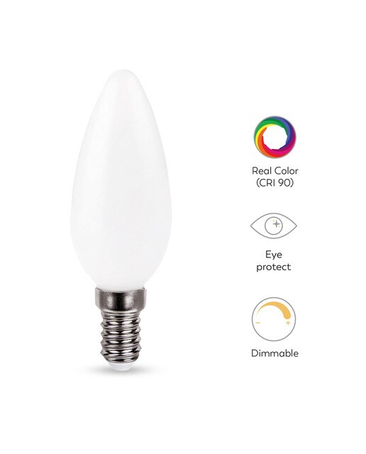 Lâmpada LED Vela Dimable Filamentos E14 4461121A - 3,6 W - 810 lm - 2700 K 2