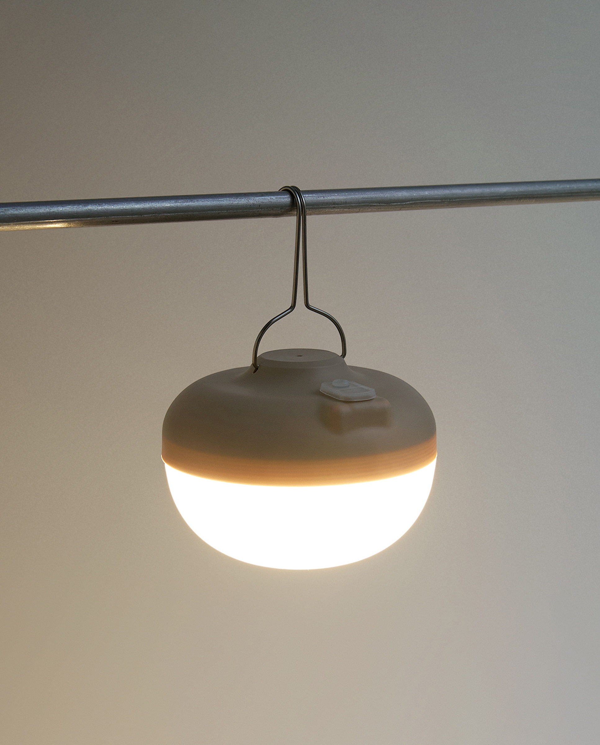 Lâmpada LED de Exterior Recarregável OVNI - Bege Bege-2