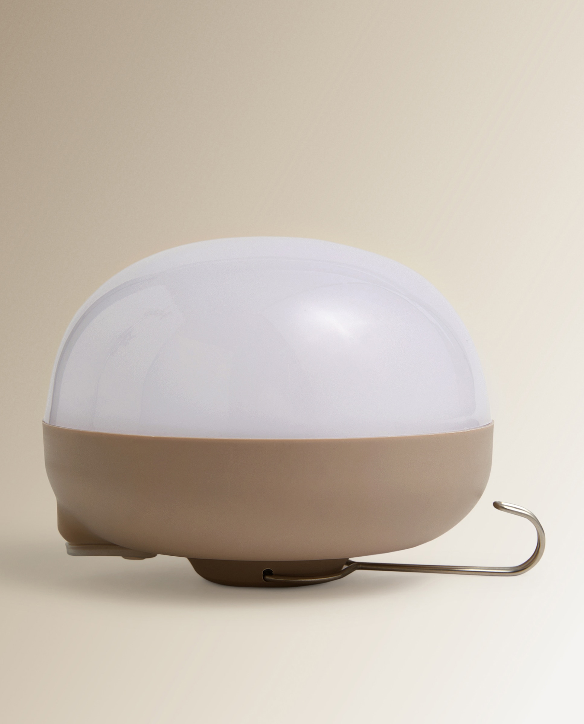 Lâmpada LED de Exterior Recarregável OVNI - Bege Bege-3