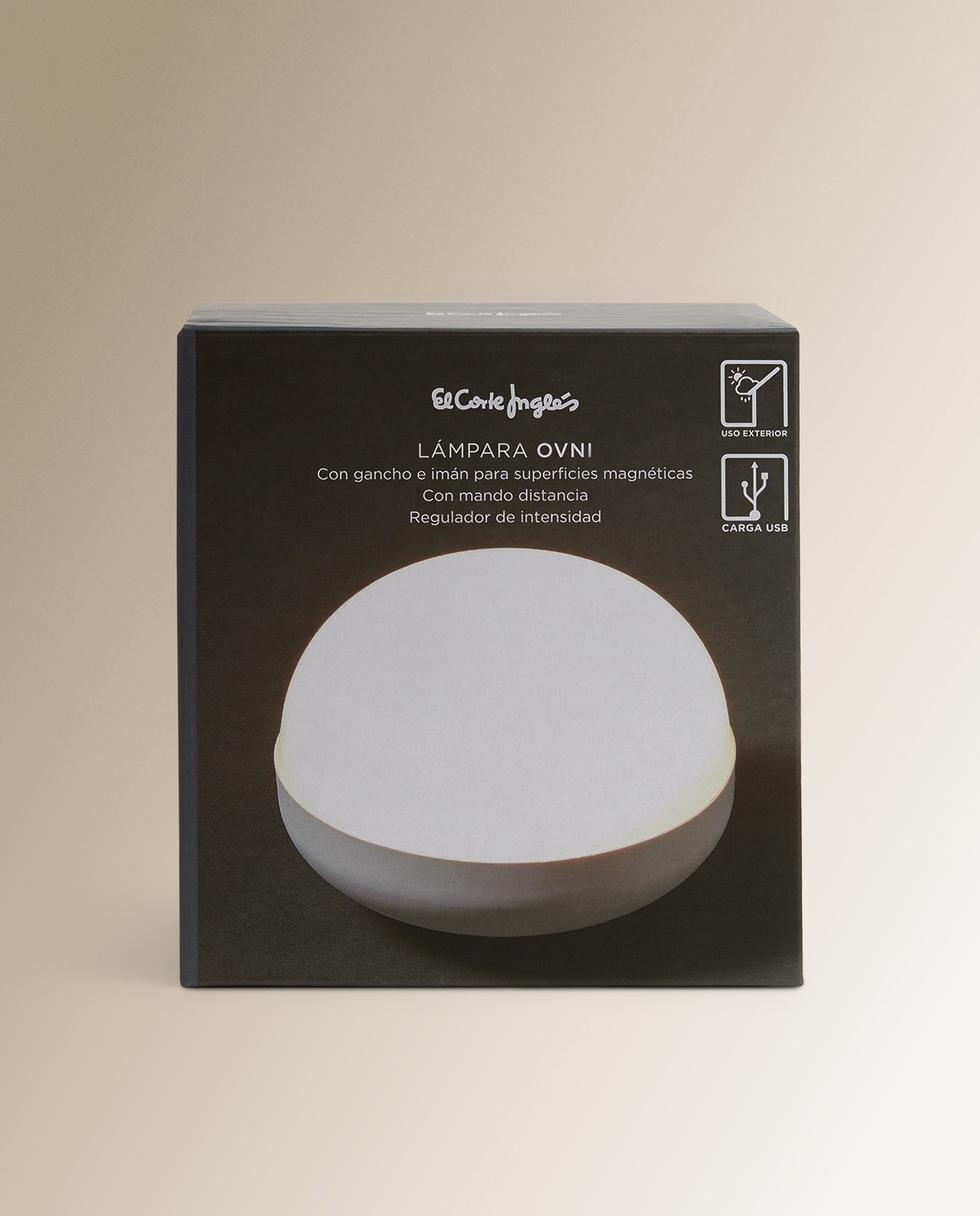 Lâmpada LED de Exterior Recarregável OVNI - Branco Branco-5