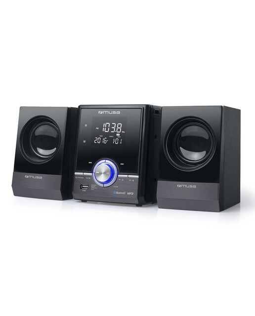 Reproductor de CD Muse M38BT Negro / Plata-1