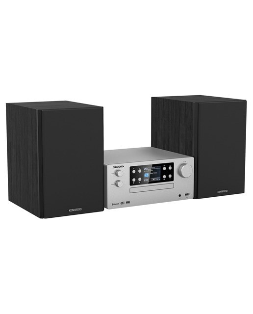 Microcadena Kenwood M-925DAB-S con CD, USB, DAB+ y Bluetooth Audio Streaming, gris metalizado Gris metalizado-1