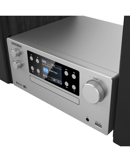 Microcadena Kenwood M-925DAB-S con CD, USB, DAB+ y Bluetooth Audio Streaming, gris metalizado Gris metalizado-4