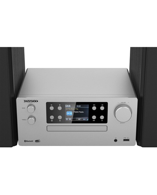 Microcadena Kenwood M-925DAB-S con CD, USB, DAB+ y Bluetooth Audio Streaming, gris metalizado Gris metalizado-5
