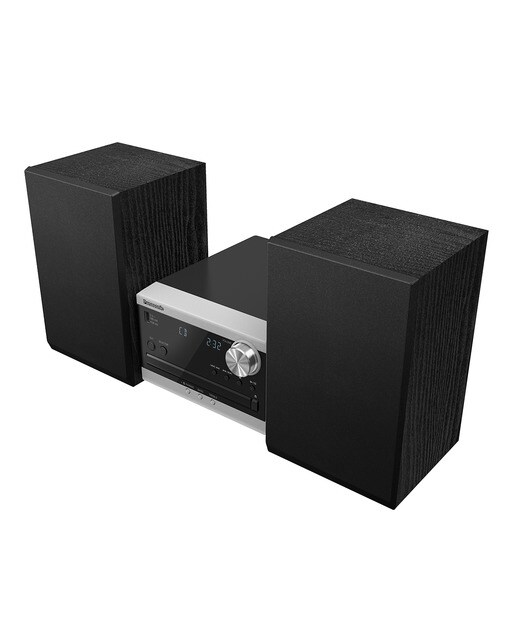 Microcadena Panasonic SC-PM270, 20W, con CD, radio FM, Bluetooth y USB Negro / Plata-2