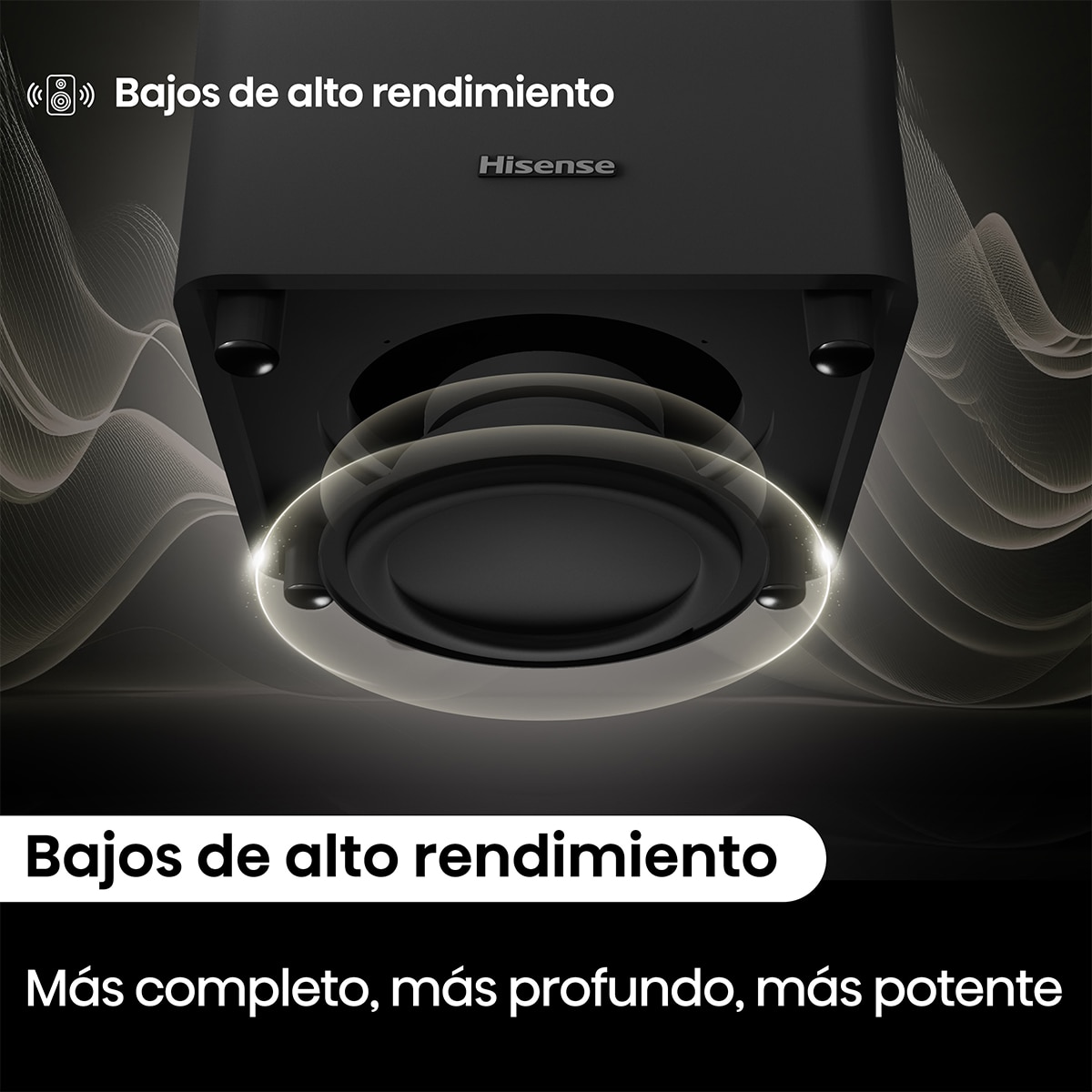 Sistema de Cinema em Casa Hisense HT-SATURN 4.1.2, 13 Colunas, Subwoofer Preto-10