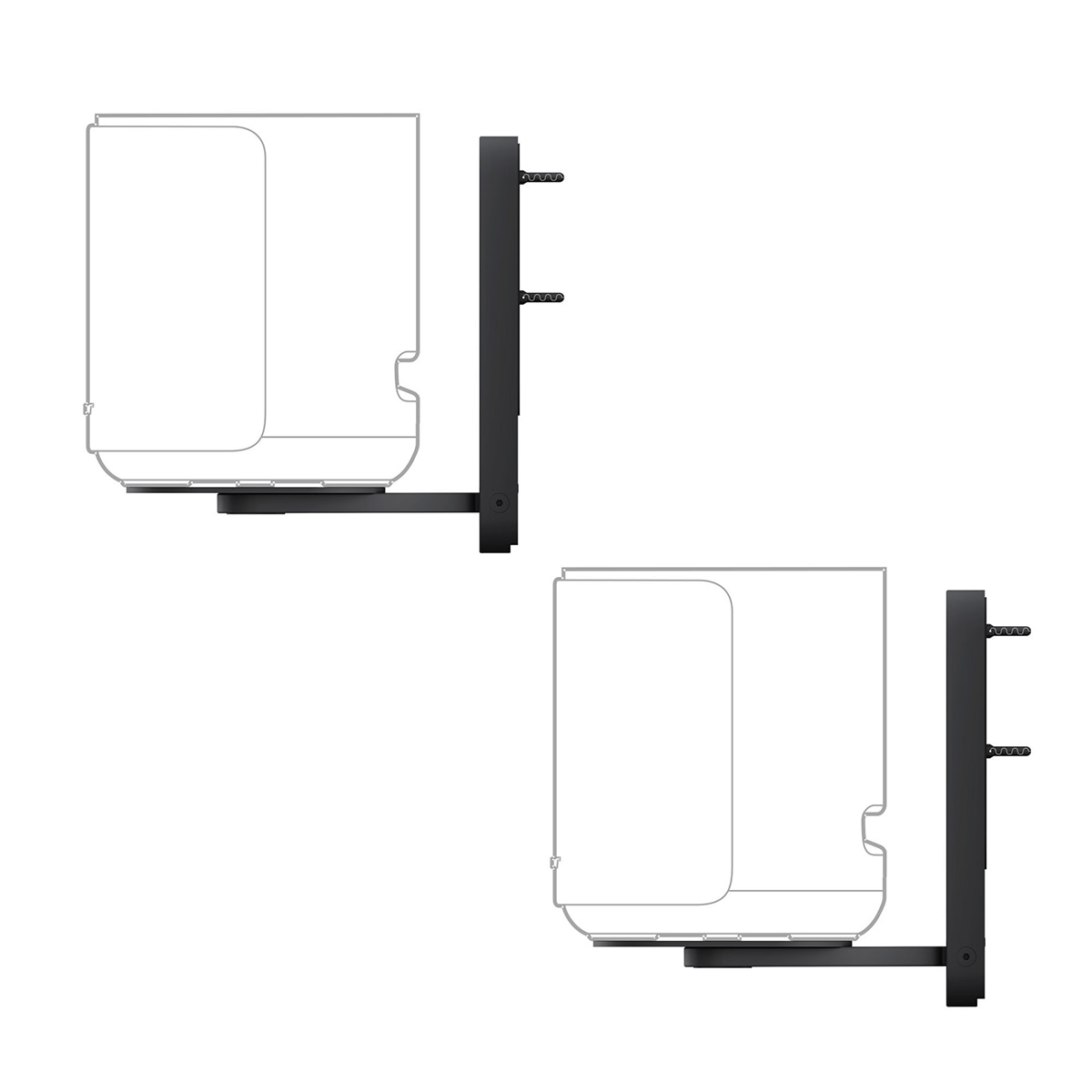 Imagen 3 de Soporte de pared Bose para el altavoz Bose Lifestyle Ultra - Negro Negro