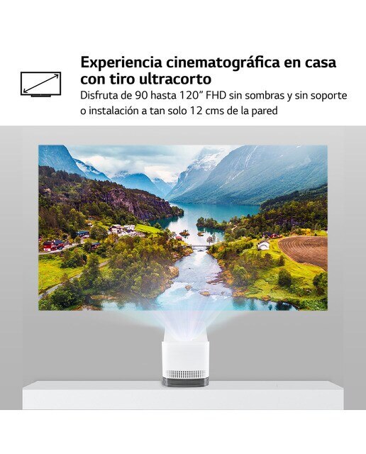 Proyector LG CineBeam HF85LSR Full HD, SmartTV webOS 4.0 de tiro corto hasta 120" Blanco-4