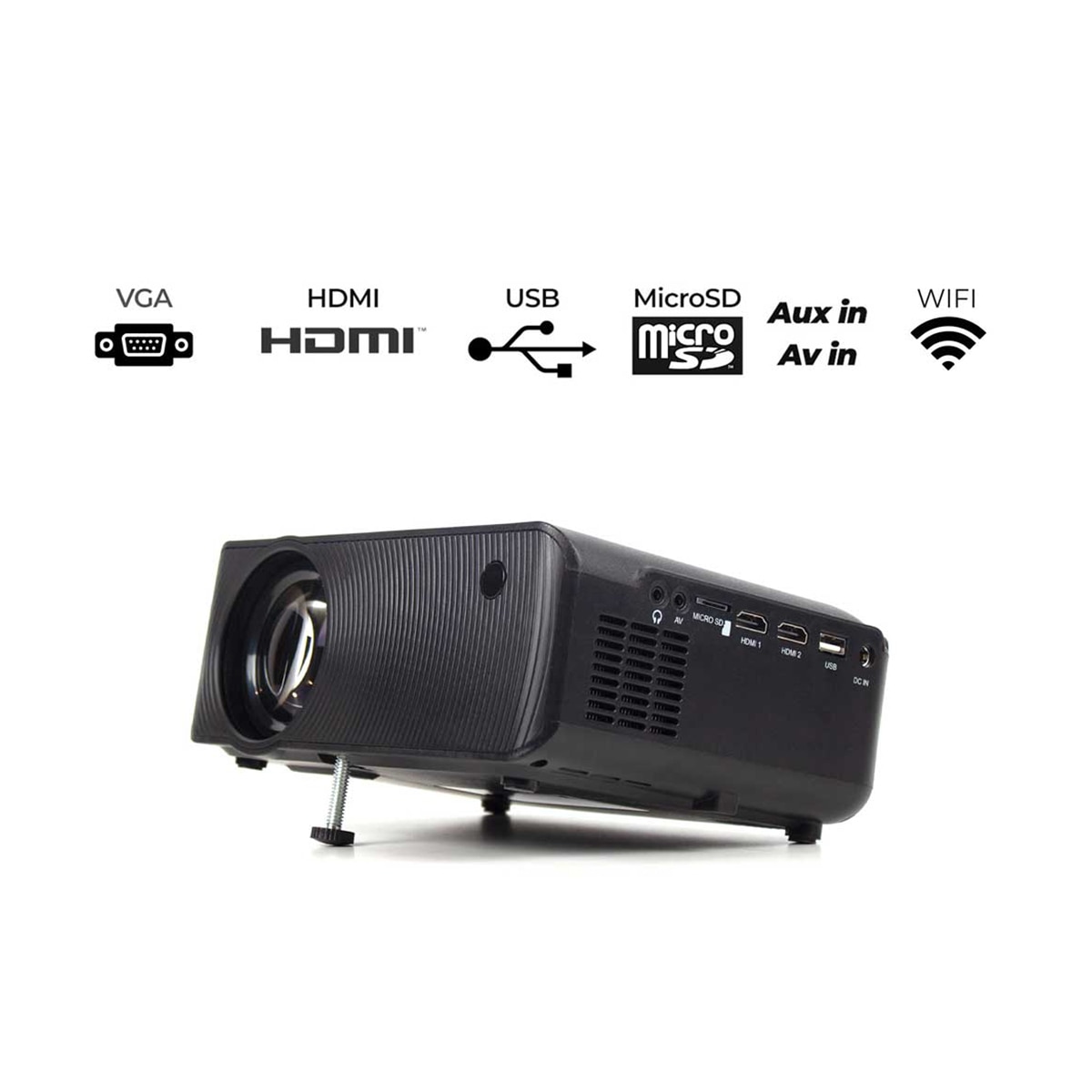 Proyector Prixton Cinema Deluxe Wi-Fi Negro-6