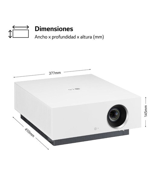 Proyector LG CineBeam HU810 Láser 4K - Blanco Blanco-2