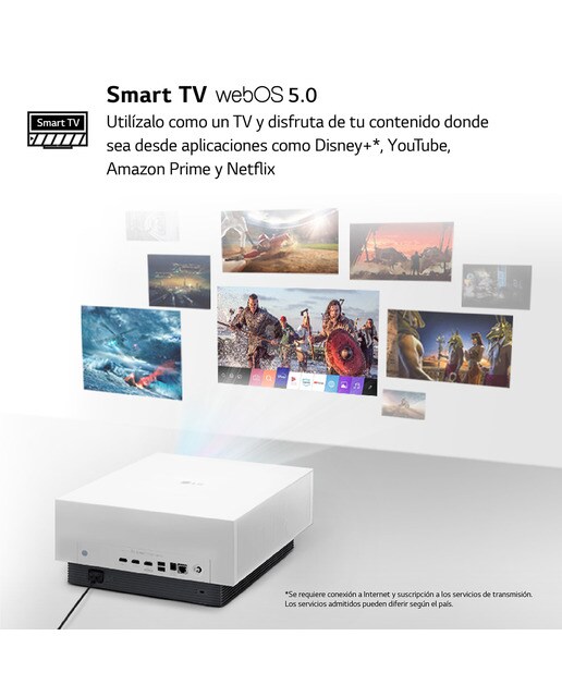 Proyector LG CineBeam HU810 Láser 4K - Blanco Blanco-4