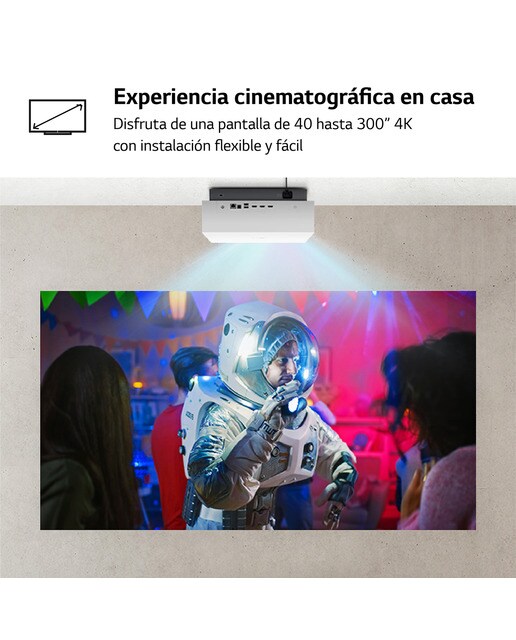 Proyector LG CineBeam HU810 Láser 4K - Blanco Blanco-6