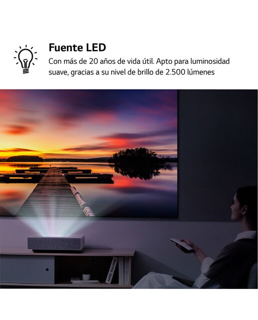 Proyector Láser LG HU715QW 4K - Blanco Blanco-6